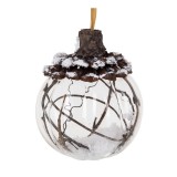 PTMD Christbaumkugel aus Glas 9 cm