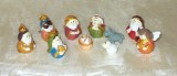 Krippenfiguren aus Polyresin 10er-Set
