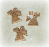 Streudeko 'Engel' aus Polyresin gold 16er-Set