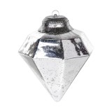 PTMD Dekohnger 'Diamant' aus Glas silber 30 cm