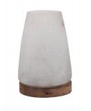 PTMD Windlicht 'White' aus Glas 28,5 cm