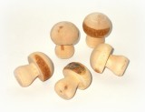 Streudeko 'Pilz' aus Holz 3 cm 12er-Set
