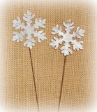 Dekostecker 'Schneeflocke' 12er-Set