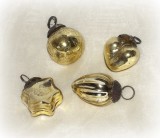 Christbaumschmuck aus Glas champagner 48er-Set
