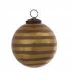 PTMD Christbaumkugel 'Darrell' aus Glas gold 10 cm