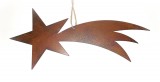 Dekohänger 'Sternschnuppe' aus Metall 25 cm