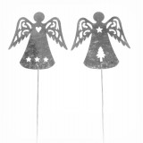 Dekostecker 'Engel' Zink 4er-Set