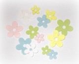 Streudeko 'Blüte' aus Holz 48er-Set