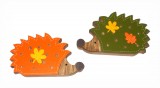 Igel aus Holz und Filz 2er-Set