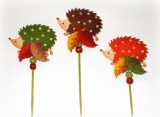 Dekostecker 'Igel' aus Filz 3er-Set