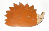 Igel aus Holz und Metall 20 cm