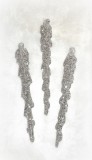 PTMD Dekohnger 'Eiszapfen' aus Glas 17 cm 3er-Set