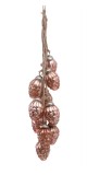 PTMD Christbaumschmuck 'Zapfen' aus Glas kupfer 10er-Set