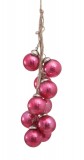 PTMD Christbaumschmuck 'Kugeln' aus Glas pink 10er-Set