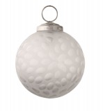 PTMD Christbaumkugel 'Frosted' aus Glas 7,5 cm