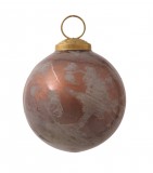 PTMD Christbaumkugel 'Zoey Copper Marble' aus Glas 7,5 cm