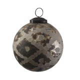 PTMD Christbaumkugel 'Silvio antique' aus Glas 7 cm