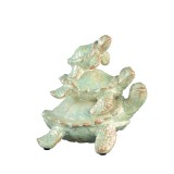 PTMD Skulptur 'Schildkrten' aus Keramik 22 cm