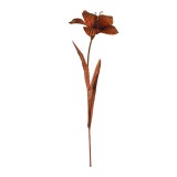 PTMD Gartenstecker 'Lilie' aus Metall mit Rostfinish 64 cm