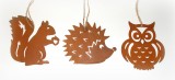 Dekohnger 'Herbst' Metall rost 3er-Set
