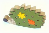 Igel aus Holz 12,5 cm 2er-Set