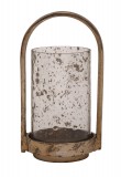 PTMD Windlicht Aluminumguss kupfer 25 cm