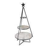 PTMD Etagere 'Stern' aus Holz und Metall 117 cm