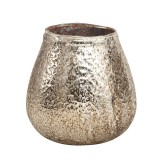 PTMD Windlicht 'Spark silver' aus Glas 10 cm