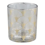 PTMD Teelichtglas 'Kicky' aus Glas 8 cm