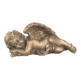 PTMD Engel aus Zementguss gold 30 cm