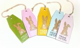Dekohnger 'Frohe Ostern' aus Holz 6er-Set