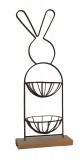 Etagere 'Hase' aus Metall 62 cm