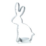 PTMD Teelichthalter 'Hase' aus Metall 20 cm