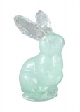 PTMD Hase aus Glas grn 10 cm