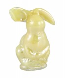 PTMD Hase aus Glas gelb 10 cm
