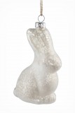 Dekohnger 'Hase' aus Glas 10 cm