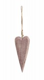 PTMD 'Herz' aus Holz rosa 16 cm