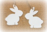 Dekohnger 'Hase Eddy' aus Holz 15er-Set
